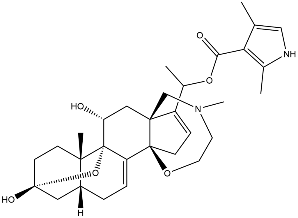Estructura de la batracotoxina