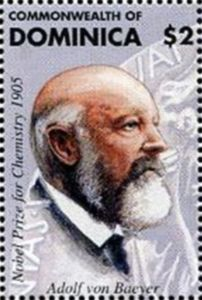 Sellos postales en honor a Adolf von Baeyer