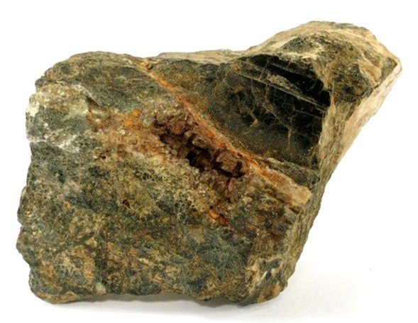 Muestra de itrotantalita procedente de Ytterby, Suecia