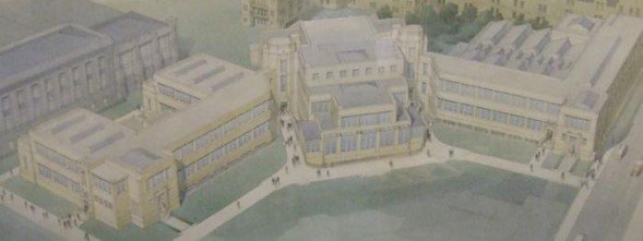 Escuela de química de la Universidad de Glasgow. El edificio lleva el nombre de Joseph Black