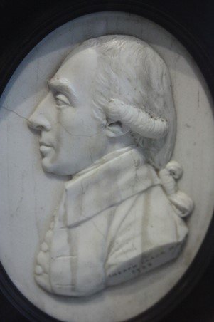 Placa de Joseph Black por James Tassie, Museo Hunterian, Glasgow