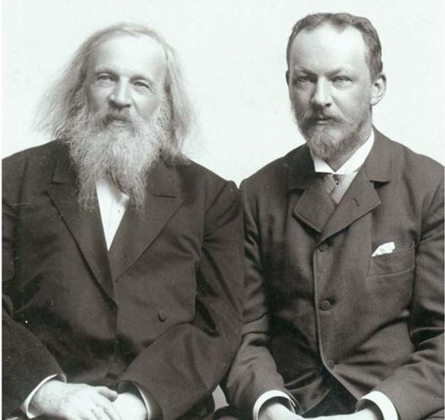 Bohuslav Brauner y Dmitri Mendeleyev - 1900