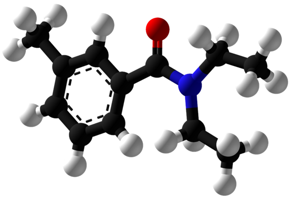 Estructura 3D del DEET