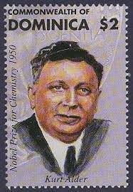 Sello postal en honor a Kurt Alder