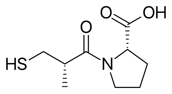 Estructura del captopril