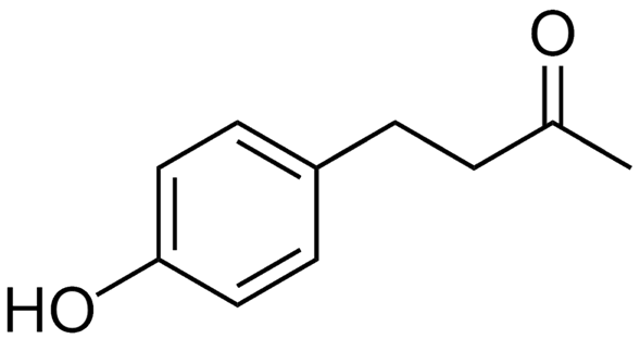 Estructura de la cetona de frambuesa o reosmina