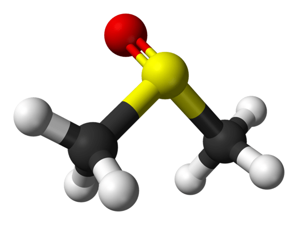 Estructura 3D del DMSO