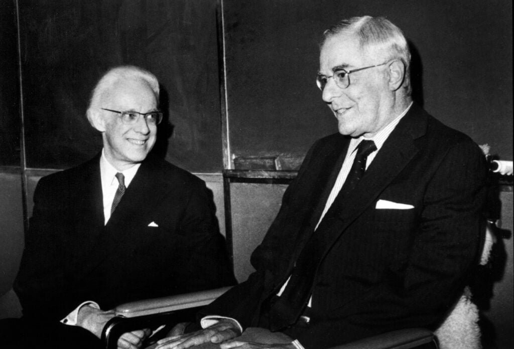 Stanford Moore Y William Stein. 1972. Cortesía del Rockefeller Archive Center