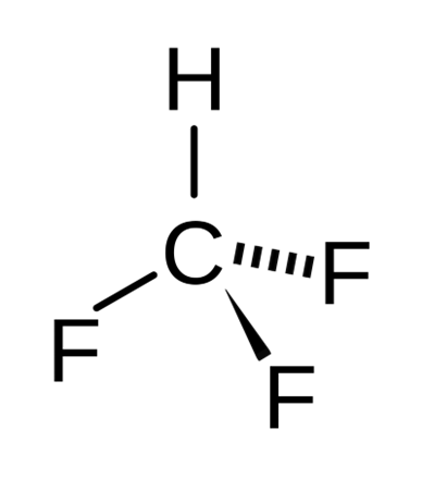 Estructura del fluoroformo
