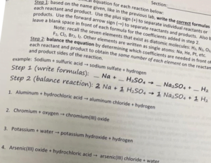 Flechas en química