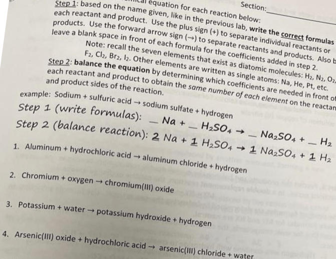 Flechas en química
