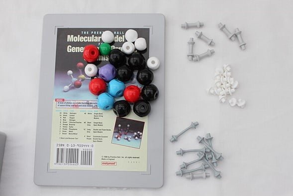 Set de modelos moleculares de Prentice Hall para química general y orgánica