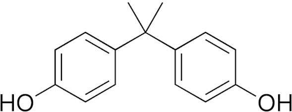 Estructura del bisfenol A
