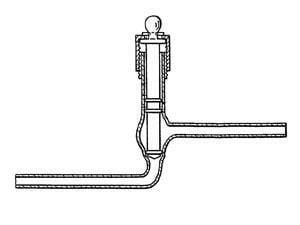 Diagrama de la patente de la válvula de Young
