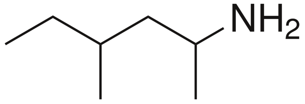 Estructura de la dimetilamilamina