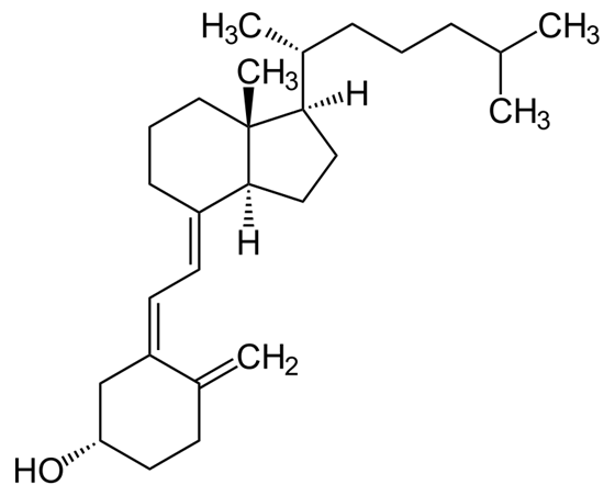 Estructura del Colecalciferol (D3)