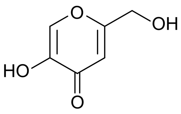 Estructura del ácido kójico