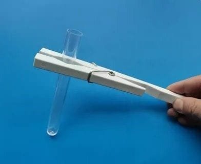 Pinza para tubo de ensayo de plástico tipo pinza de ropa