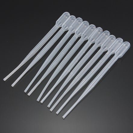 Pipetas Pasteur de plástico