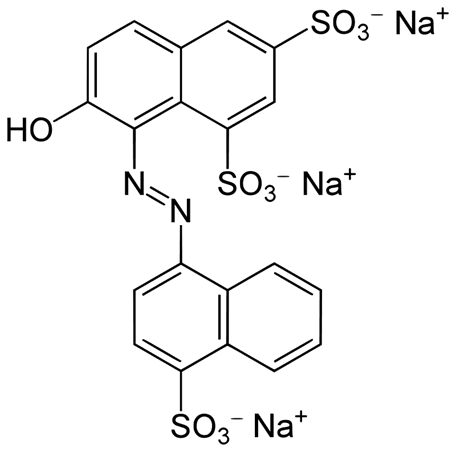 Estructura del Ponceau 4R