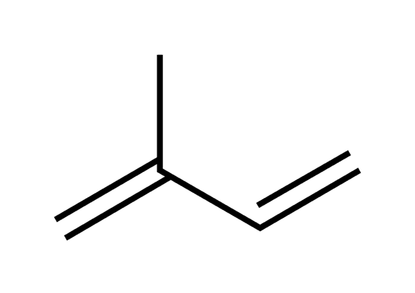 Estructura del isopreno