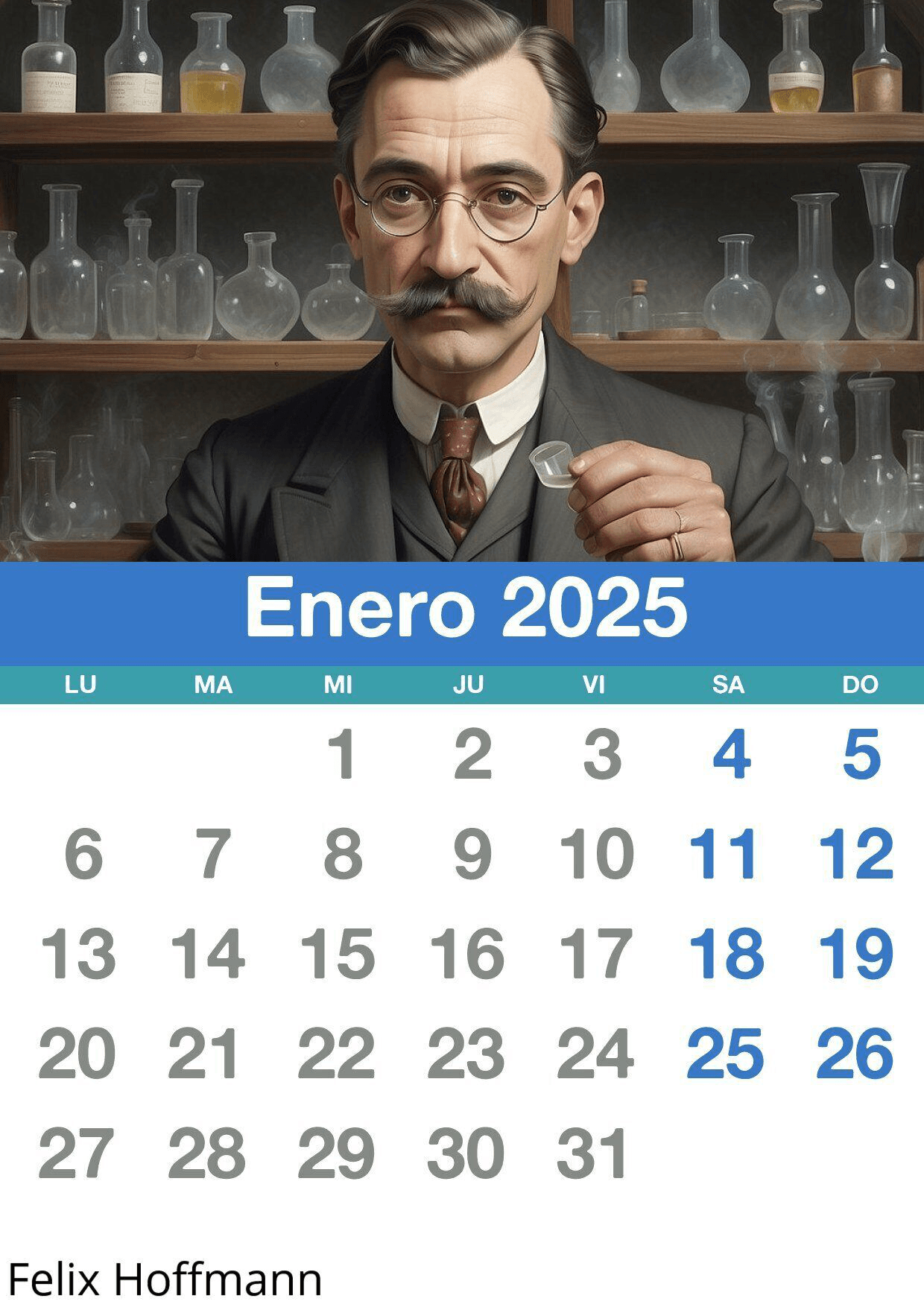 Calendario Químico 2025