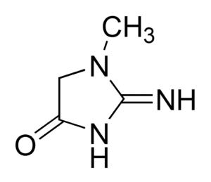 Estructura de la creatina